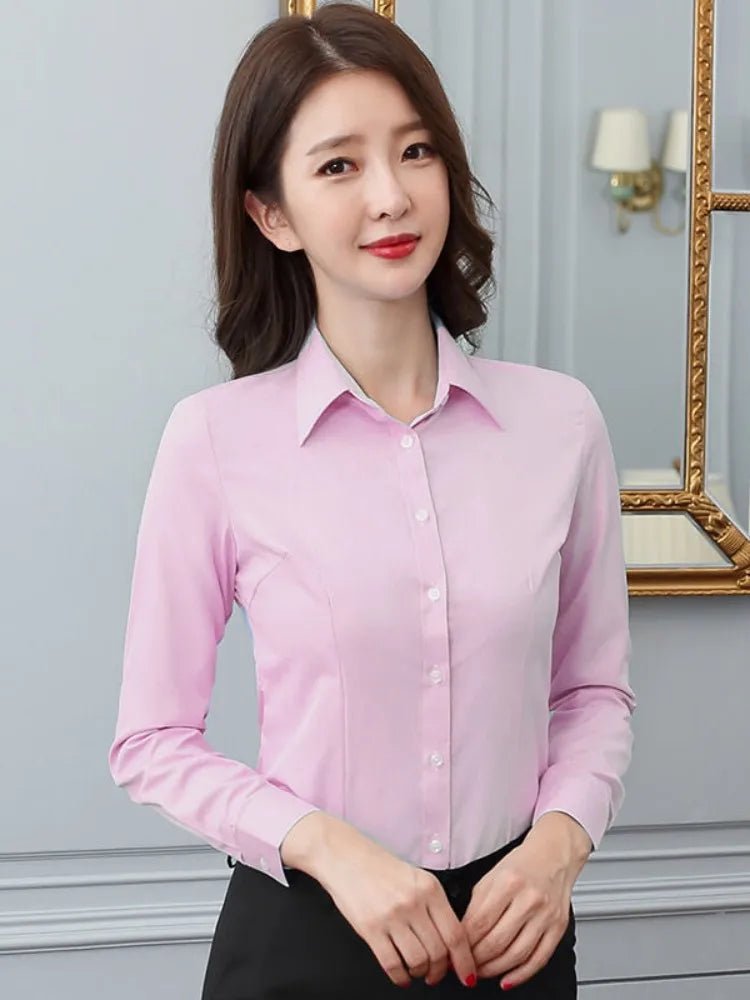 Camisa Feminina Manga Longa - Elegância para Elas