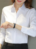 Camisa Feminina Manga Longa - Elegância para Elas