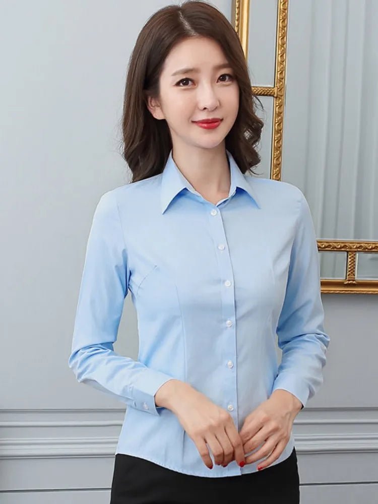 Camisa Feminina Manga Longa - Elegância para Elas